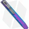 Maverick Customs 4" Slim Ti Pocket Pry Bar Tool - Purple Rock