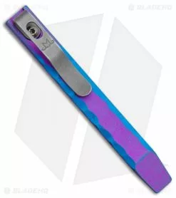 Maverick Customs 4" Slim Ti Pocket Pry Bar Tool - Purple Rock
