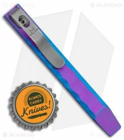 Maverick Customs 4" Slim Ti Pocket Pry Bar Tool - Purple Rock -Outlet Kitchen Knives Store Maverick Customs 4in Slim Ti Pocket Pry Bar Tool Purple Rock BHQ 126294 jr bottlecap