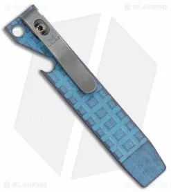Maverick Customs 4" Ti Pocket Pry Bar Tool - Blue Frag
