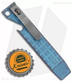 Maverick Customs 4" Ti Pocket Pry Bar Tool - Blue Frag 5 Maverick Customs 4" Ti Pocket Pry Bar Tool - Blue Frag -Outlet Kitchen Knives Store Maverick Customs 4in Ti Pocket Pry Bar Tool Blue Frag BHQ 126260 jr bottlecap