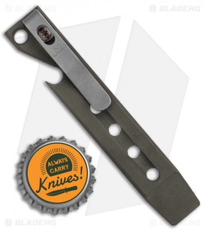 Maverick Customs 4" Ti Pocket Pry Bar Tool - Bronze Holed Fuller 3 Maverick Customs 4" Ti Pocket Pry Bar Tool - Bronze Holed Fuller - Image 3