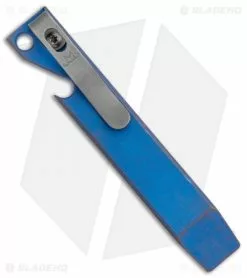 Maverick Customs 4" Ti Pocket Pry Bar Tool - Dark Blue