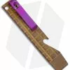 Maverick Customs Pocket Pry Bar Tool Frag SW Bronze/Purple Titanium (4")