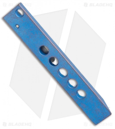 Maverick Customs 4" Titanium Pocket Pry Bar - Blue 2 Maverick Customs 4" Titanium Pocket Pry Bar - Blue - Image 2