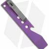 Maverick Customs Pocket Pry Bar Tool Milled SW Purple/Gray Titanium (4")