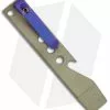 Maverick Customs Pocket Pry Bar Tool Light Green/Blue/Purple Titanium (4")