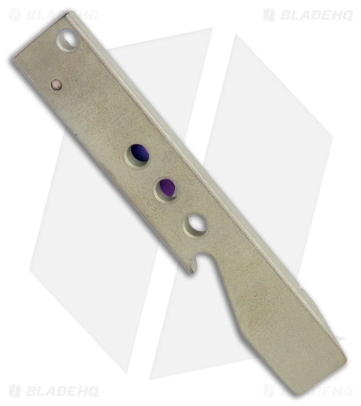 Maverick Customs Pocket Pry Bar Tool Light Green/Blue/Purple Titanium (4") 2 Maverick Customs Pocket Pry Bar Tool Light Green/Blue/Purple Titanium (4") - Image 2