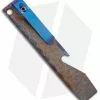 Maverick Customs Pocket Pry Bar Tool Rock Bronze/Blue Titanium (4")