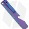 Maverick Customs Pocket Pry Bar Tool Rock Purple/Blue Titanium (4")