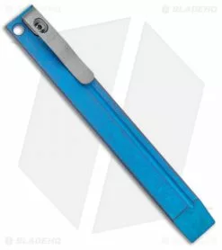 Maverick Customs 5.375" Ti Pocket Pry Bar - Distressed Blue