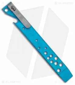 Maverick Customs Ti Pocket Pry Bar And Bottle Opener (5.5" Aqua)