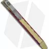 Maverick Customs 5" Slim Ti Pocket Pry Bar Tool - Gold/Purple Rock