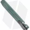 Maverick Customs 5" Titanium Pocket Pry Bar Tool Bottle Opener - Milled Green