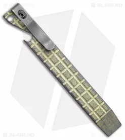 Maverick Customs 5" Ti Pocket Pry Bar Bottle Opener Tool - Yellow Fragtanium