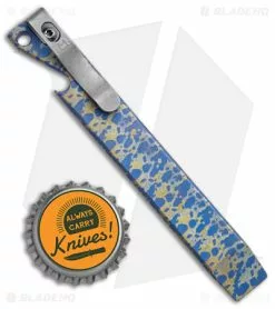 Maverick Customs 5" Ti Pocket Pry Bar Bottle Opener Tool - Quasar -Outlet Kitchen Knives Store Maverick Customs 5in Ti Pocket Pry Bar Bottle Opener Tool Quasar BHQ 141699 jr bottlecap