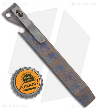 Maverick Customs 5" Ti Pocket Pry Bar Tool - Black Nebula 3 Maverick Customs 5" Ti Pocket Pry Bar Tool - Black Nebula - Image 3