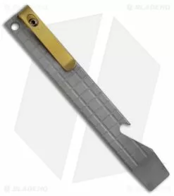 Maverick Customs Pocket Pry Bar Tool SW Frag/Gold Titanium (5")