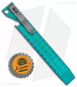 Maverick Customs 5" Ti Pocket Pry Bar Tool - Green Frag -Outlet Kitchen Knives Store Maverick Customs 5in Ti Pocket Pry Bar Tool Green Frag BHQ 126349 jr bottlecap