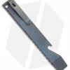 Maverick Customs Pocket Pry Bar Tool SW Blue Jimped Titanium (5")