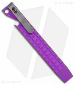 Maverick Customs 5" Ti Pocket Pry Bar Tool - Purple Frag