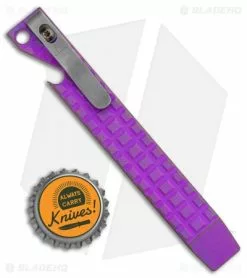Maverick Customs 5" Ti Pocket Pry Bar Tool - Purple Frag 5 Maverick Customs 5" Ti Pocket Pry Bar Tool - Purple Frag -Outlet Kitchen Knives Store Maverick Customs 5in Ti Pocket Pry Bar Tool Purple Frag BHQ 126350 jr bottlecap