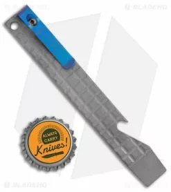 Maverick Customs Pocket Pry Bar Tool Stonewash Frag Anodized Blue Ti (5") 5 Maverick Customs Pocket Pry Bar Tool Stonewash Frag Anodized Blue Ti (5") -Outlet Kitchen Knives Store Maverick Customs 5in Ti Pocket Pry Bar Tool SW Standard Frag Gray Blue BHQ 174228 jr bottlecap