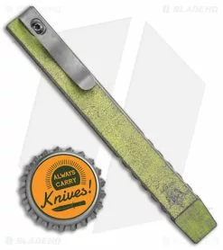 Maverick Customs 5" Ti Pocket Pry Bar Bottle Opener Tool - Yellow Milled -Outlet Kitchen Knives Store Maverick Customs 5in Ti Pocket Pry Bar Yellow Milled Sides BHQ 141657 jr bottlecap