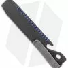 Maverick Customs 4" Titanium Pocket Pry Bar Tool Bottle Opener - Black Filework