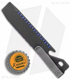 Maverick Customs 4" Titanium Pocket Pry Bar Tool Bottle Opener - Black Filework 5 Maverick Customs 4" Titanium Pocket Pry Bar Tool Bottle Opener - Black Filework -Outlet Kitchen Knives Store Maverick Customs Ti Pocket Pry Bar Tool Bottle Opener Black Filework BHQ 87722 er bottlecap