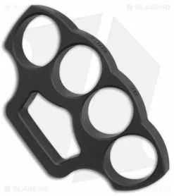 McNees Knives McNees McNucks "Be Nice" Aluminum Knuckles Black Cerakote (0.5" Thick) -Outlet Kitchen Knives Store McNees McNucks Be Nice Aluminum Knuckles Black Cerakote Thick BHQ 179143 jr side