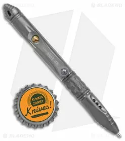Microtech Kyroh Mini Bolt-Action Pen - Shot Peened Titanium Tritium Insert -Outlet Kitchen Knives Store Microtech Kyroh Mini Bolt Action Pen Shot Peened Ti Tritium Insert BHQ 136400 jr bottlecap