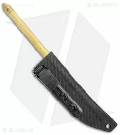 Microtech TAC-P Gold Tactical Spike 112-1TINS -Outlet Kitchen Knives Store Microtech TAC P Gold Tactical Spike 112 1 TINS BHQ 135910 jr sheath