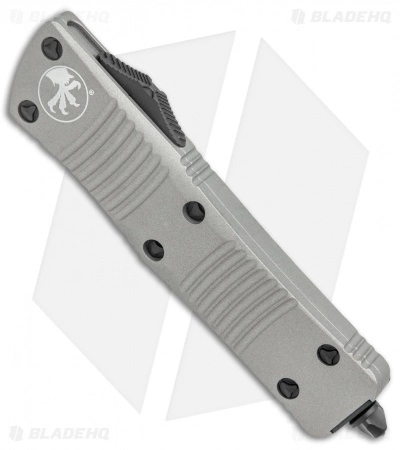 Microtech Troodon D/E OTF Automatic Knife Gray Titanium (3" Black) 138-1TG 2 Microtech Troodon D/E OTF Automatic Knife Gray Titanium (3" Black) 138-1TG - Image 2
