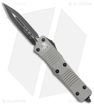 Microtech Troodon D/E OTF Automatic Knife Gray Titanium (3" Black) 138-1TG 1 Microtech Troodon D/E OTF Automatic Knife Gray Titanium (3" Black) 138-1TG