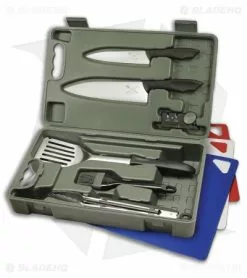 Outdoor Edge Cut-N-Que Lite 10 Piece Knife & Grilling Set - CU10