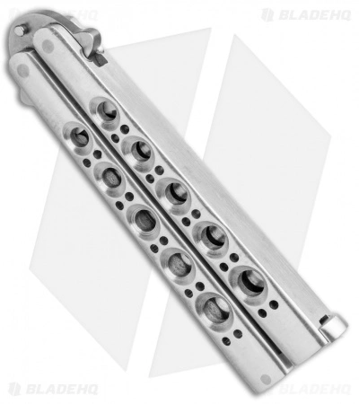 Bali-Song USA Pacific Cutlery Model 68 Bali-Song Aluminum Butterfly Knife (3.38" Satin) 3 Bali-Song USA Pacific Cutlery Model 68 Bali-Song Aluminum Butterfly Knife (3.38" Satin) - Image 3