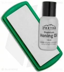 HR Preyda RH Preyda Natural Arkansas Mounted Sharpening Stone #30998