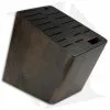 Shun 17-Slot Angled Kitchen Knife Block - DM0848