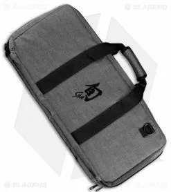 Shun 20-Slot Gray/Black Knife Roll W/Straps - DM0886