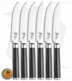 Shun Classic 6-Piece Steak Knife Set 4.75" - DMS0660 -Outlet Kitchen Knives Store Shun Classic 6 Piece Steak Knife Set DMS0660 BHQ 117700 jr bottlecap