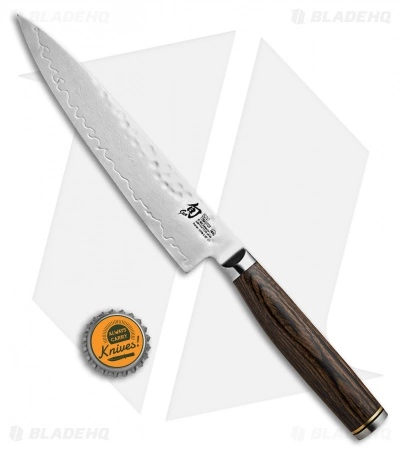 Shun Premier 6" Utility Kitchen Knife Pakkawood 4 Shun Premier 6" Utility Kitchen Knife Pakkawood - Image 4