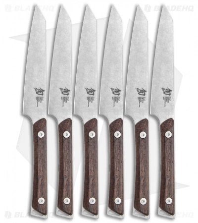 Shun Kanso 6-Piece Steak Kitchen Knife Set 1 Shun Kanso 6-Piece Steak Kitchen Knife Set