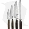 Shun Premier 5-Piece Starter Bamboo Block Knife Set Pakkawood