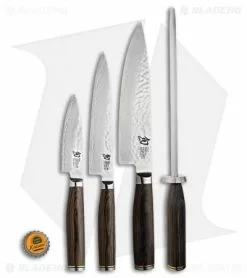 Shun Premier 5-Piece Starter Bamboo Block Knife Set Pakkawood -Outlet Kitchen Knives Store Shun Premier 5 Piece Starter Block Set TDMS0512 BHQ 117726 jr bottlecap
