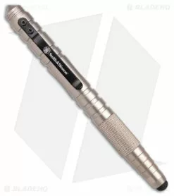Smith & Wesson Tactical Pen + Stylus Silver Aluminum SWPEN3S