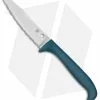Spyderco Counter Critter Kitchen Knife Blue (3.4" Satin Serrated) K21SBL