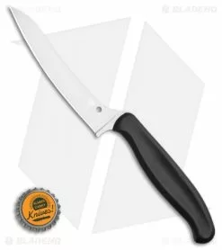 Spyderco Z-Cut Lightweight Black Pointed (4.5" Satin) K14PBK -Outlet Kitchen Knives Store Spyderco Z Cut Lightweight Black Pointed Tip K14PBK BHQ 107973 LS Bottlecap