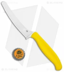 Spyderco Z-Cut Lightweight Yellow Blunt Tip (4.5" Satin Serr) K13SYL -Outlet Kitchen Knives Store Spyderco Z Cut Lightweight Yellow Blunt Tip K13SYL BHQ 107972 jr bottlecap