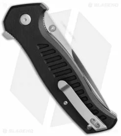 Steel Will Knives Steel Will Large Barghest Liner Lock Knife Black G-10 (4" Satin) F37-01 -Outlet Kitchen Knives Store Steel Will Barghest Liner Lock Knife Black G 10 4in Satin F37 01 BHQ 115845 LS Side